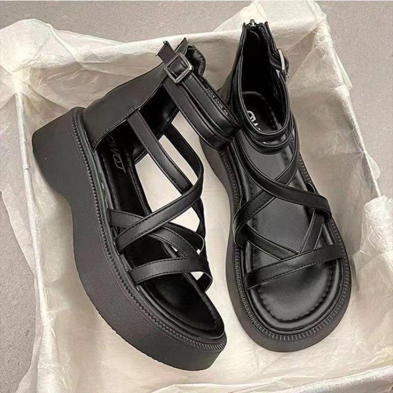 Vintage Fashion High Top Roman Ladies Sandals
