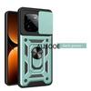 For Realme GT 7 Pro / GT 7 Case Slide Camera Armor Capa Ring Stand Protection Back Cover for Realme GT7 Pro Shockproof Funda