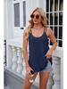 Women's Top Spring/summer T-shirt Sleeveless Suspender Hollowed Out V-neck Vest for Women
