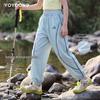 Moonkids Girls' Summer Quick-Dry Mesh Casual Pants