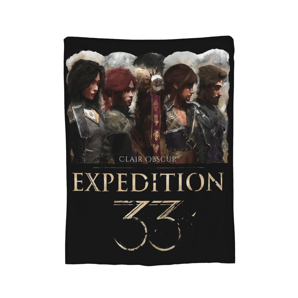 Esquie Clair Obscur Expedition 33 Tarot Card Blanket Fleece Printed   Warm Throw Blankets for Bedding Travel Bedding Throws