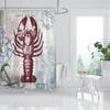 Domácí voděodolná látka Koupelnové závěsové doplňky 90x200 Sprchový závěs 240 * 200 Sprchový závěs ve stylu Atlantis