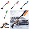 Extendable Car Snow Shovel 2 In1 Car Glass Ice Scraper Car Windshield Snow Sweeping Brush  Winter