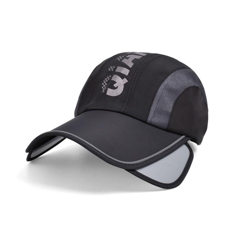 Summer Sun Protection Cap With Retractable Brim For Outdoor Cycling And Casual Wear
