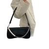Niche Design Underarm Bag for Women, New Autumn Fashion Trendy Pearl Chain Versatile Shoulder Bag Handbag