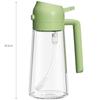470ml Dual-Use Glass Oil Sprayer & Pour Bottle