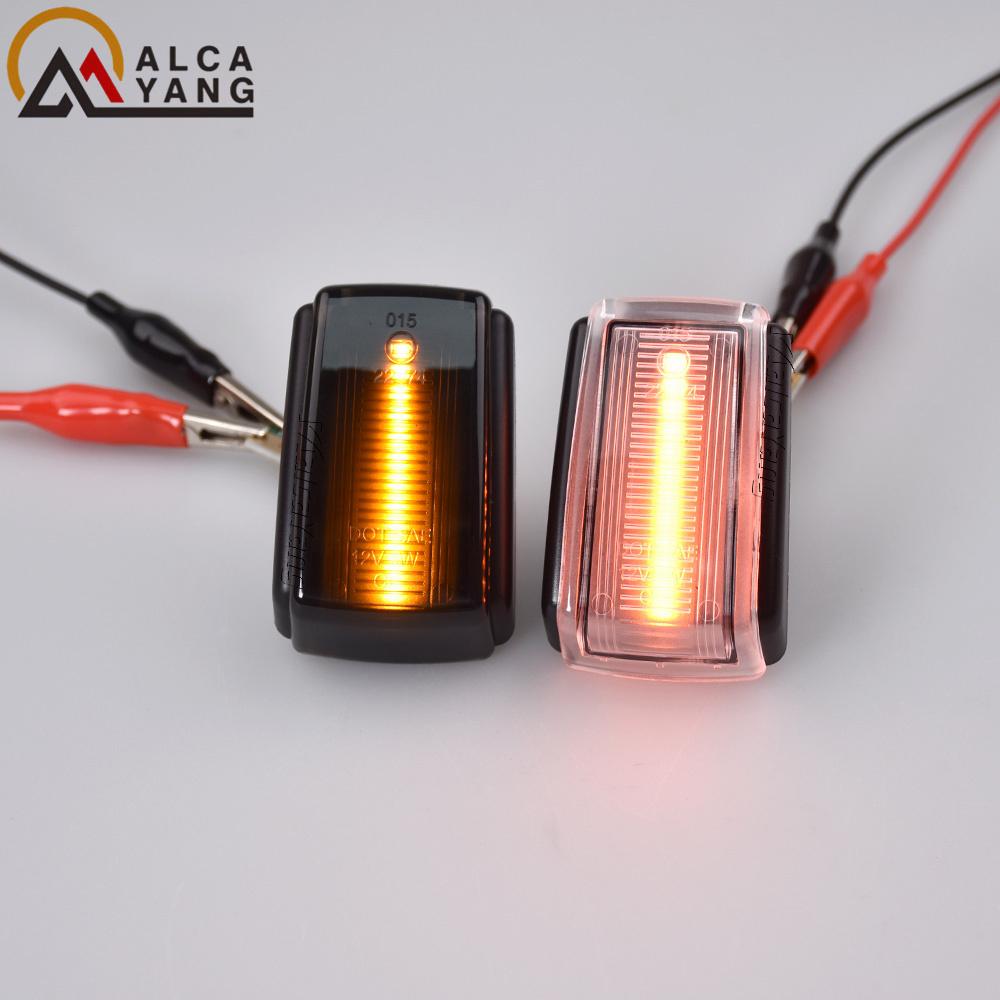 For Volvo 850 V40 V70 S40 240 740 C70 940 S70 S90 960 Flowing Water Repeater Indicator Dynamic LED Side Marker Turn Signal Light