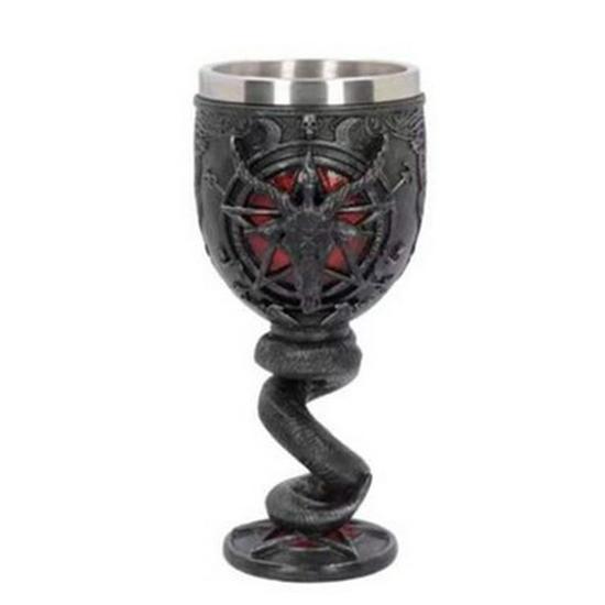 Game of Thrones 3D Carved Stainless Steel Beer Mug and High-Stemmed Glass