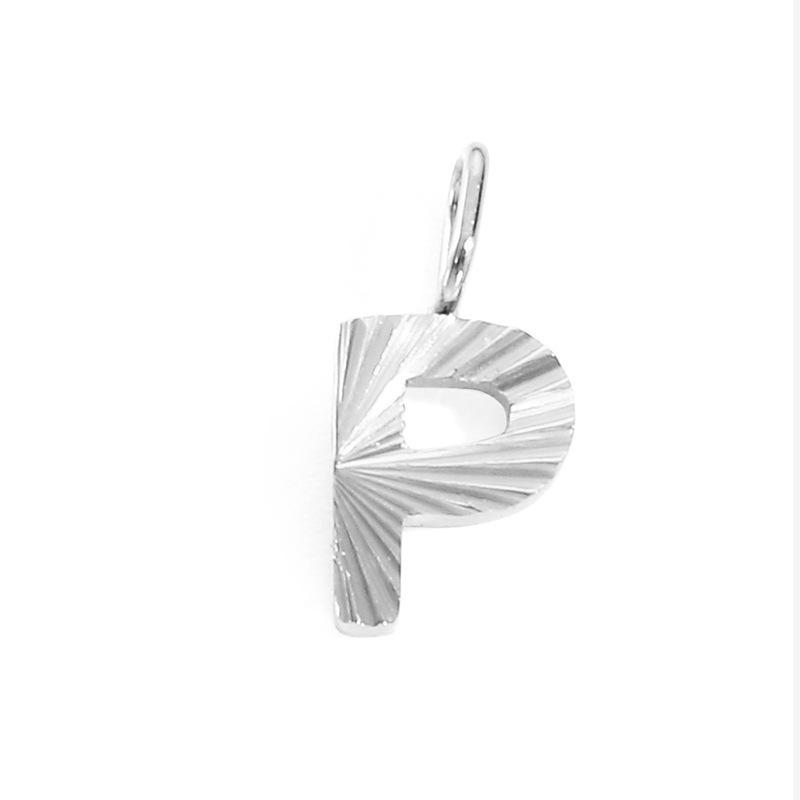 Alphabet Charms: Stainless Steel Letter Pendants - Personalized Jewelry Accessories