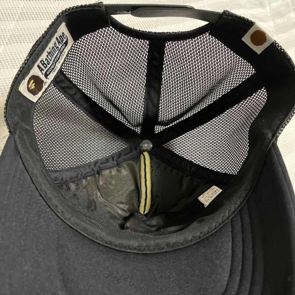 Used Super rare A BATHING APE BIG SEAN MESH CAP