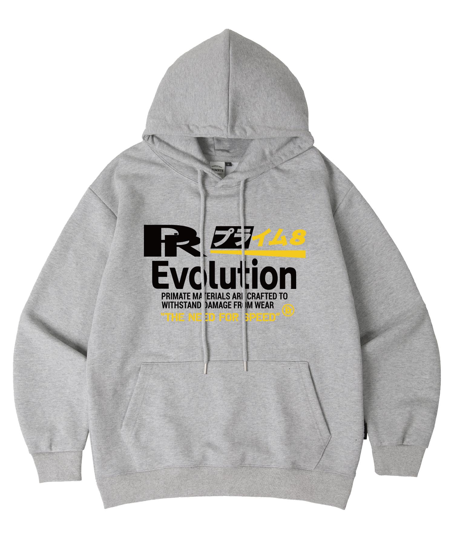 Prime Eight [Fleece-Lined/Non-Fleece-Lined] Evolution Oversized Hoodie 9 Colors (B Type) Khaki [Fleece-Lined]/L