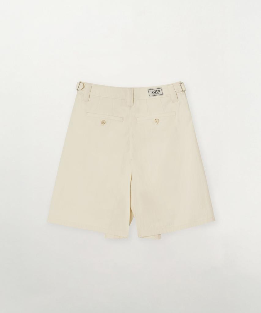 Einstellung (W.) Chino Faltenshorts Creme