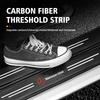 FA05Car Door Threshold Scuff Plate Carbon Fiber Sill Protector Stickers For Mercedes Benz C180 C300 W124 W176 W177 C200 C260 GLC CLE