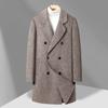 Autumn and Winter Men's Double-sided Woolen Coat Medium and Long Double-breasted Camel Wool Woolen Coat Men's Coat
