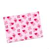 4Pcs Valentine's Day Wrapping Paper Love Heart Print Wrapping Paper for Wedding A0KF