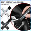 Car Interior Cleaning Brush Telescopic Small Soft Brush For Volvo XC60 XC90 S60 S80 S40 V40 V60 V70 V50 XC70