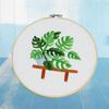 Of Embroidery Kit with Pattern Stitch for Home DIY Craft Hoop Diameter