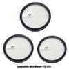 3Pcs  Filter Element Filter Spare Part for U12 Handheld Wireless Vacuum Cleaner Strong Suction Accessories