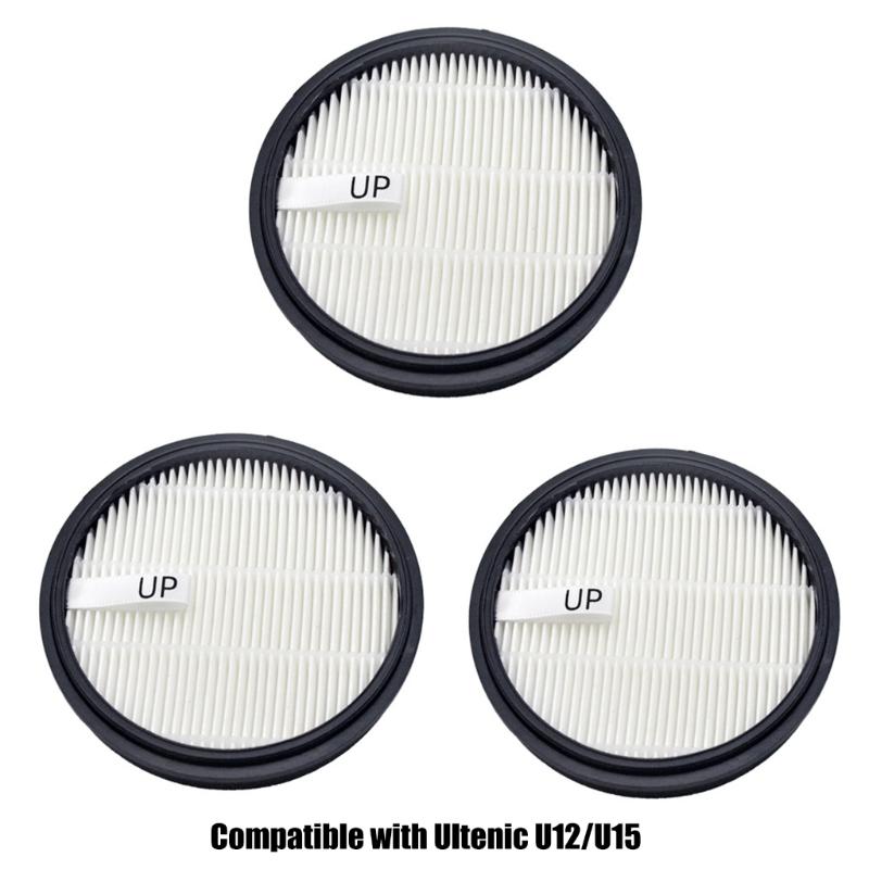 3Pcs Filter Element Filter Spare Part for U12 Handheld Wireless Vacuum Cleaner Strong Suction Accessories