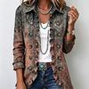 Women's Long Sleeve Ruffle Trim Button Down Cardigan for Everyday Casual Wear