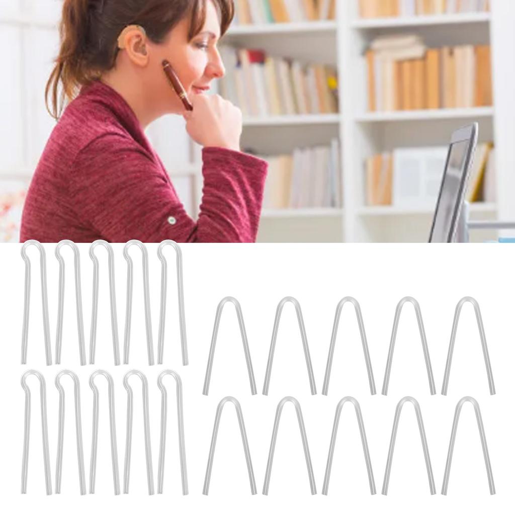 10PCS Sound Aid Tubes Replacement Easy Installation Accessory Silicone Preformed Earmold Tube