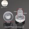20Pcs Clear Rubber Embedded Furniture Bumper Table Chair Leg Feet Bottom Glide Slide Pad Floor Protector Shockproof Accessories
