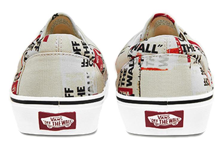 Men's Sneakers Vans Era Alphabet Gray Red Unisex 'Grey Red'