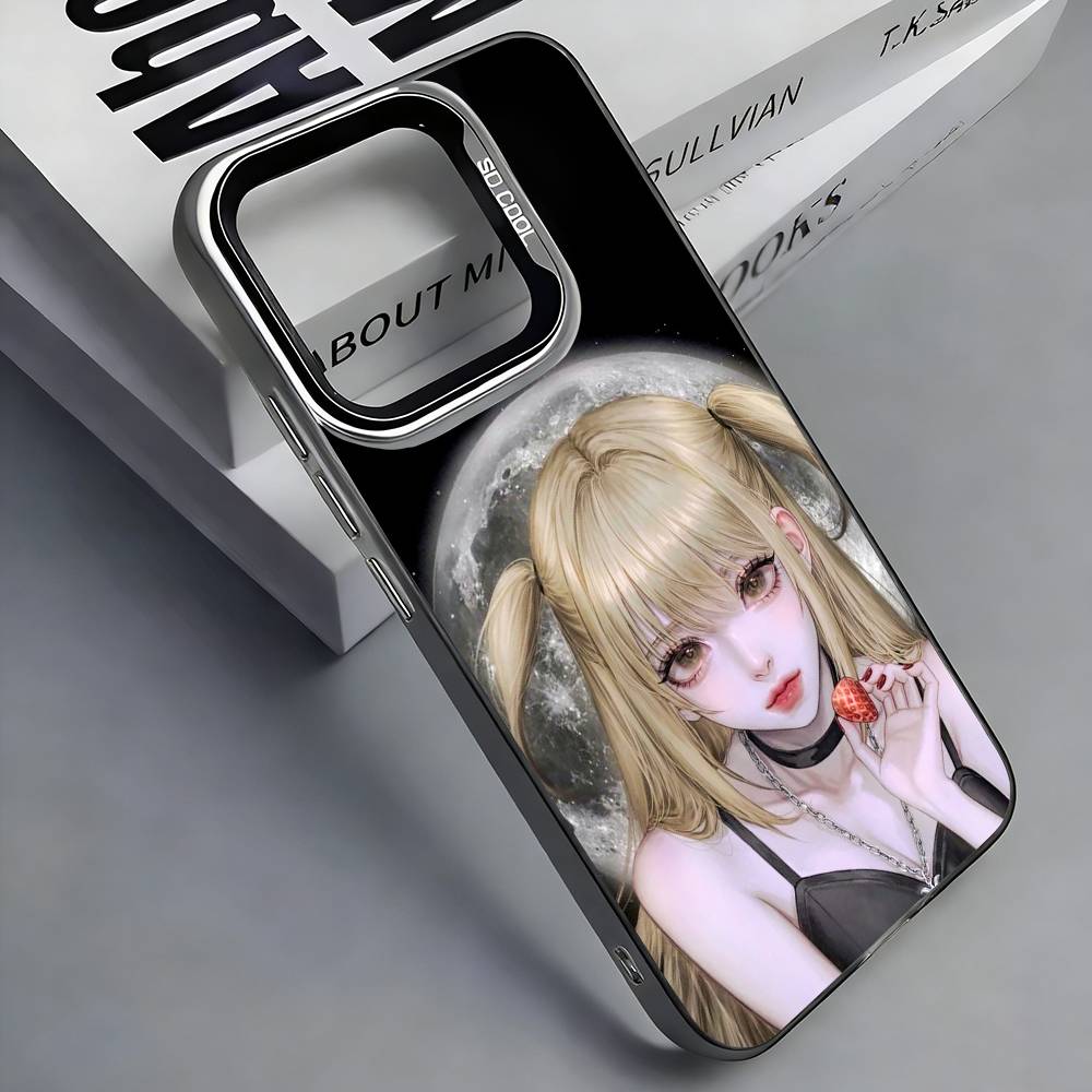 

M-Миса D-ДЕЗНЭЙТ A-Аманэ Чехол для телефона для iPhone 17, 16,15,14,13,12,11 Plus,Pro Max, Цветной Серебристый Funda Чехол iPhone16e