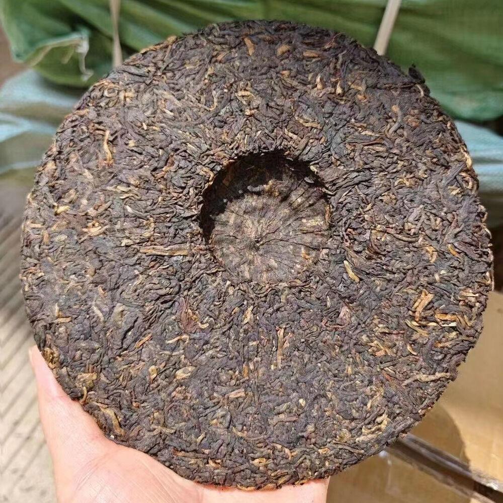 Bolo de Chá Puerh Velho de Yunnan 357g 1996 Chá Pu'er Cru de Primavera de Bingdao Bolo de Chá Pu-erh
