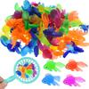 5/10/20pcs Mini Goldfish Simulation Translucent Soft Fishing Game Spring Outing Party Favor Play Activities Entertainment TMZ