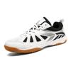 Unisex Badminton Table Tennis Court Shoes MD Rubber Sole Sizes 37-44 for Indoor Training Gym Practice Walking and Daily Sport Wear