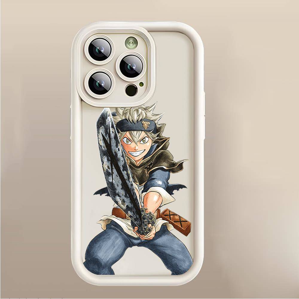D-54 Black Clover  Case for iPhone 15 14 13 12 8 Plus Samsung S24 S23 Ultra A04S A05S Huawei P40 P50 P60 Nova 11 Pro Max OPPO A17K Reno 10