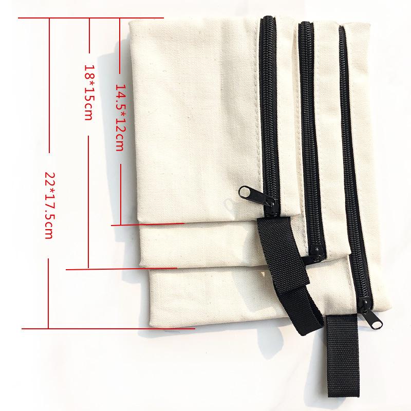 

Canvas Tool Bag with Side Zipper for Hardware and Repair Tools