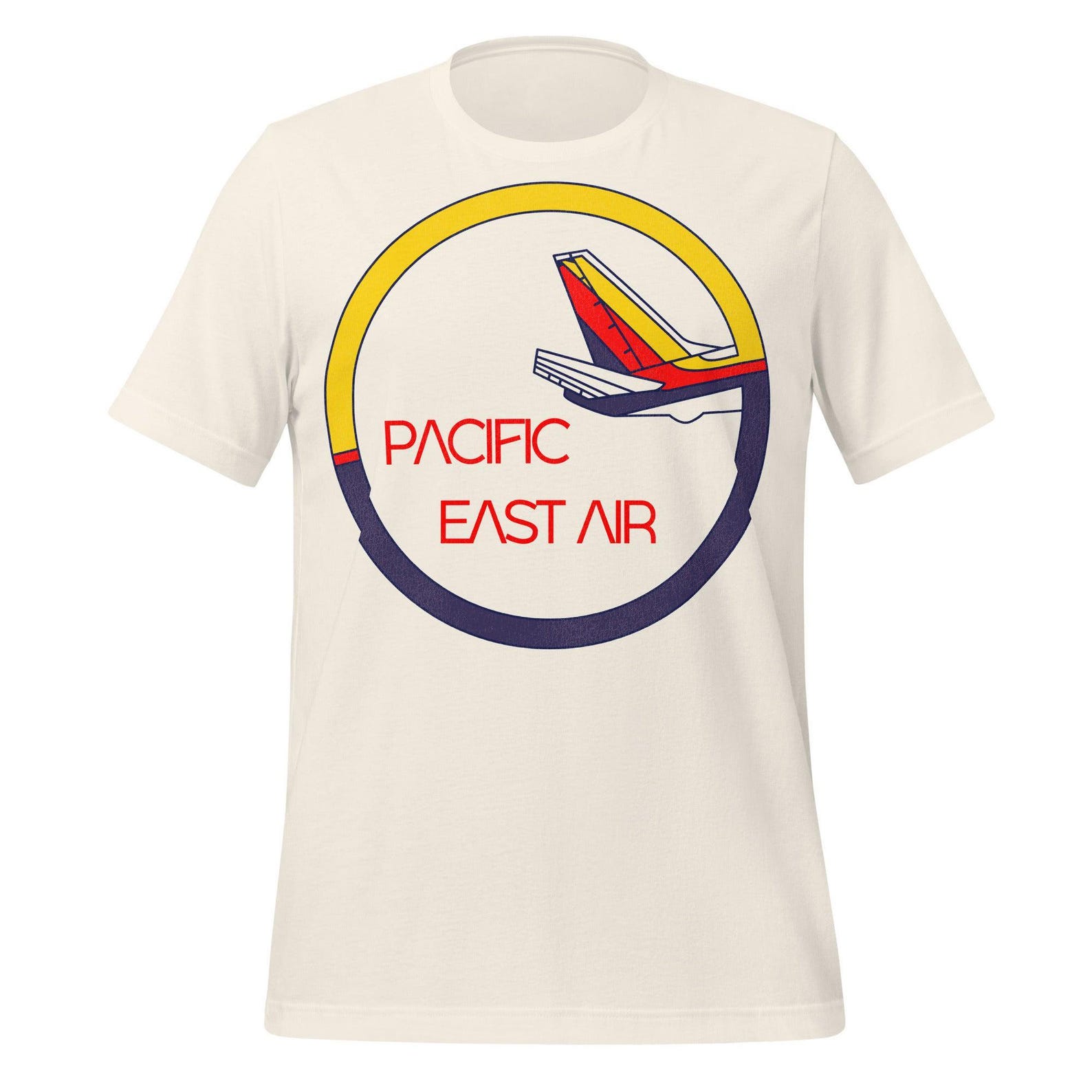 Retro Pacific East Airlines T-Shirt: Vintage Defunct Logo Tee L