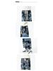2022 Men's Summer Chinese Print Cotton Linen Capri Pants, Plus Size, Casual Wide Leg Style