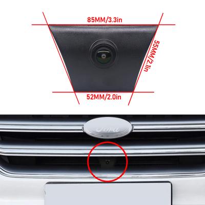 AHD 1080P Fisheye CCD Car Front View Parking Positive Logo Camera For Ford Kuga Escape 2013 2014 2015 2016 2017 2018 2019