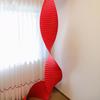Festive Corrugated Paper Waves: New Year & Wedding Venue Decor