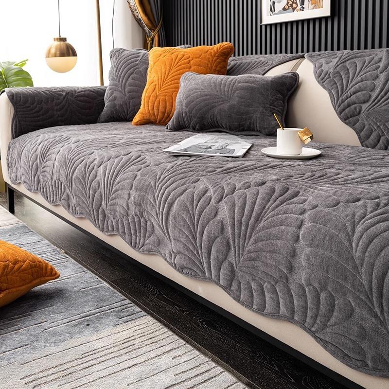 Chenille Sofa Cushion Four Seasons Universal Cover Cloth Non-Slip Advanced Sofa Cover All-Inclusive Universal Light Luxury
