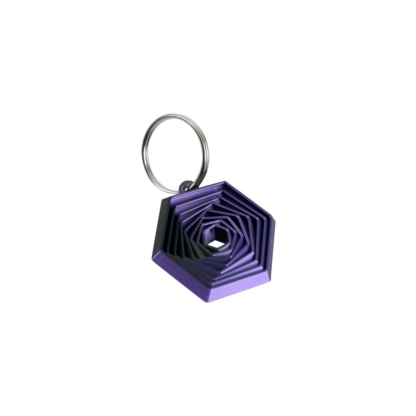 

Брелок-шестиугольник, 3D-печатный брелок для снятия стресса для детей и взрослых, красочный помощник для снятия тревоги и медитации осознанности One Size