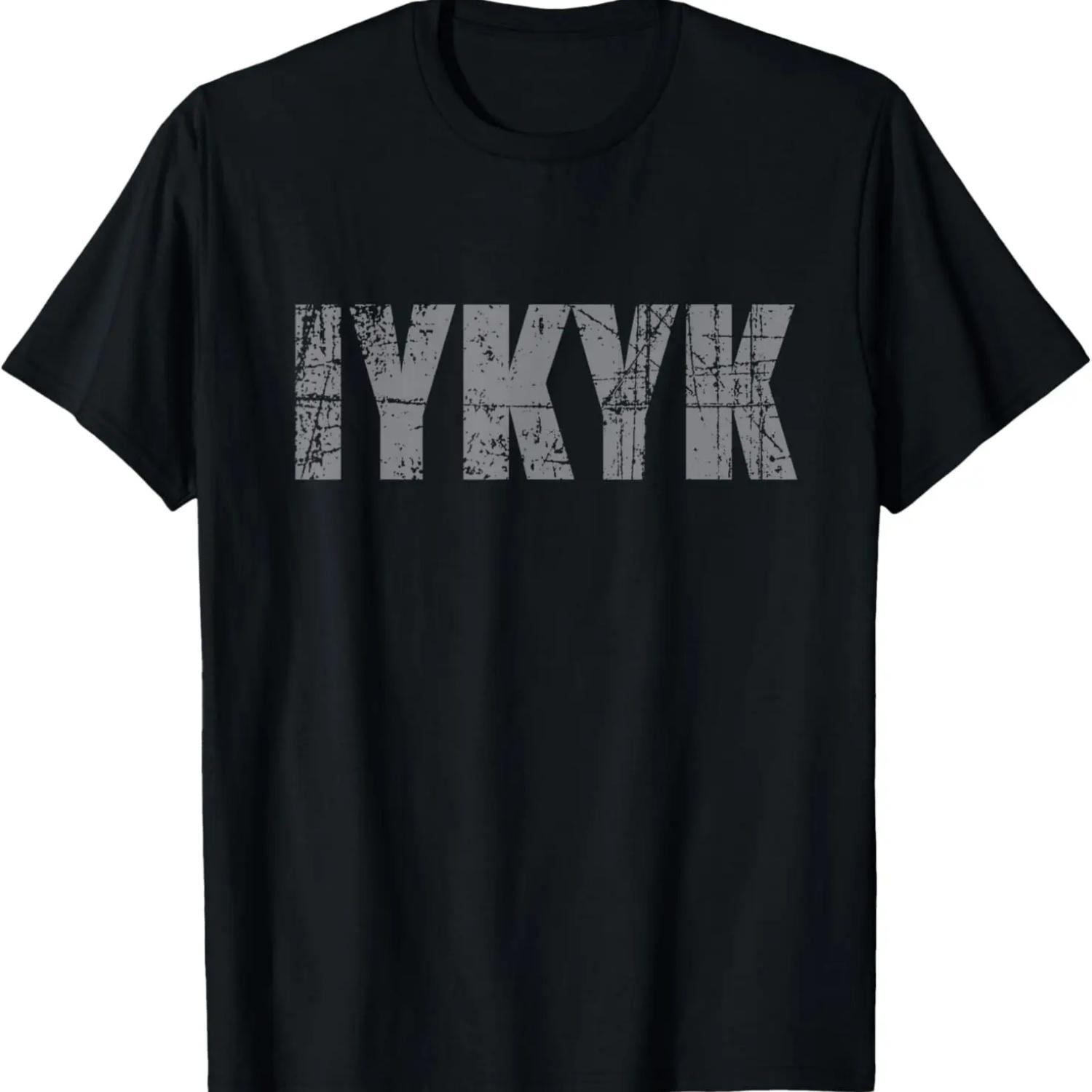 

IYKYK - Funny - Vintage T-Shirt XXXXXL чорний