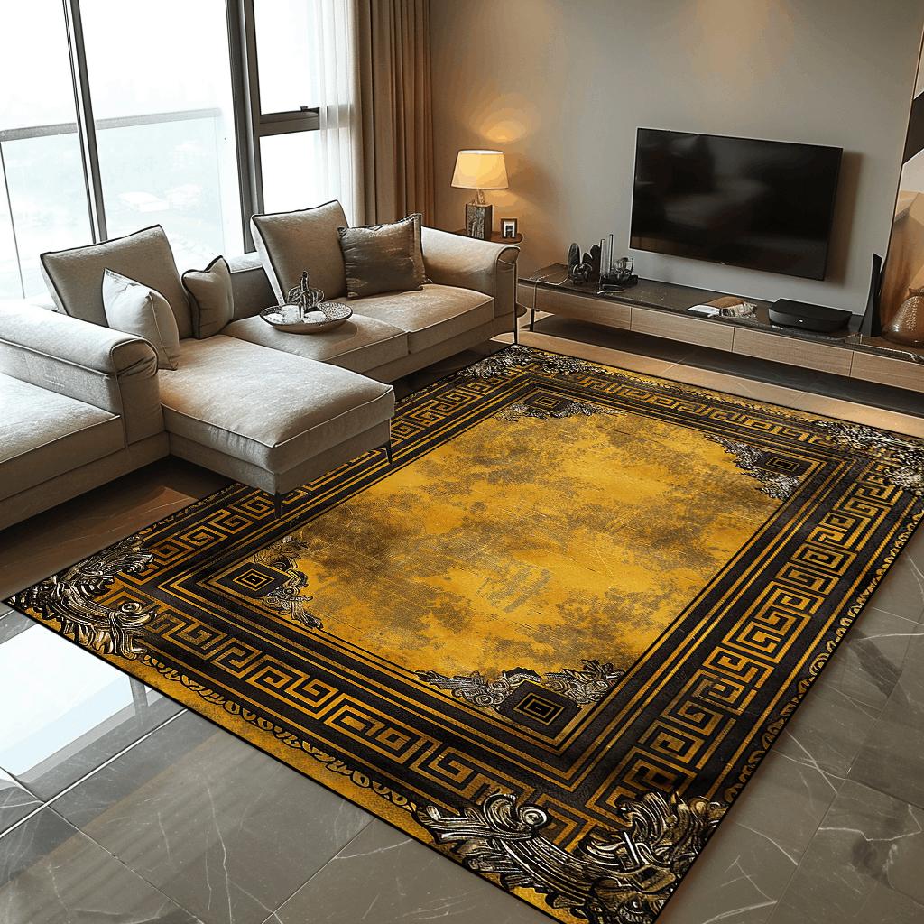 

Современный абстракционизм ковер украшение гостиной роскошный светлый ковер большая площадь спальня удобный мягкий коврик нескользящий коврик для гостиной 60x90cm door mat