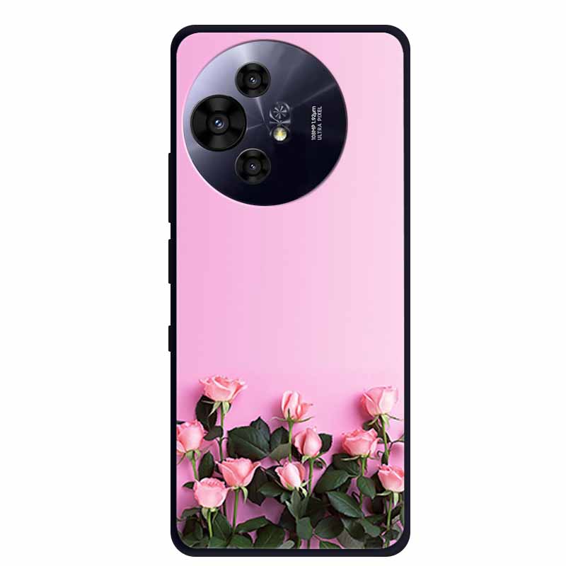 For TCL 50 Pro NxtPaper 5G Case Black Silicone Cover for 50 Pro NxtPaper Protective Shell Coque for TCL 50 NxtPaper 5G TPU Cases