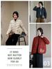 Chinese Style Embroidered Stand-up Collar Down Jacket with Frog Buttons