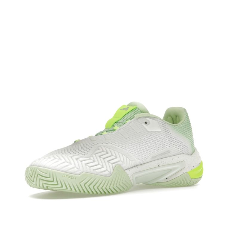 Adidas Barricade 13 White Semi Green Spark Men Sneakers Cloud-White Core-Black IG3114