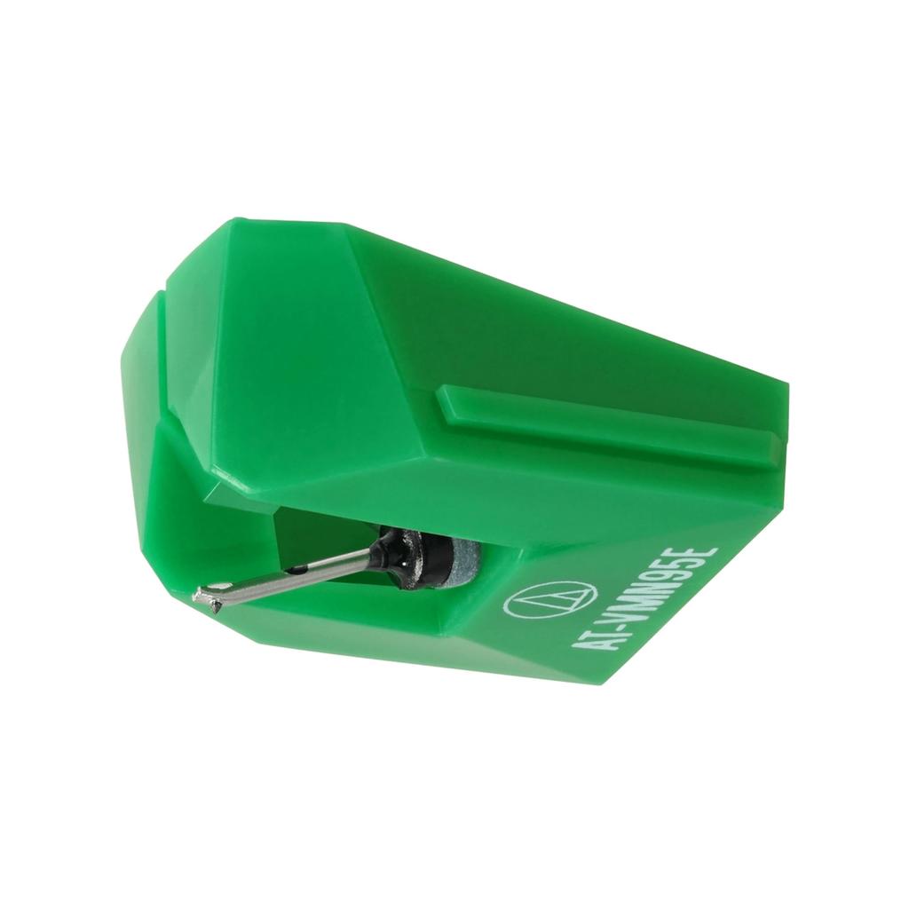 Replacement Elliptical Record Record Green Audio-Technica AT-VMN95E VM-type Stylus, Stylus, AT-VM95 Series, Needle, Cartridge, Player,