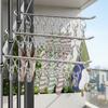 Stainless Steel Clothes Hanger 8/10 Clips Multifunctional Socks Drying Rack Windproof Laundry Hanger Space Saving Drying Clips