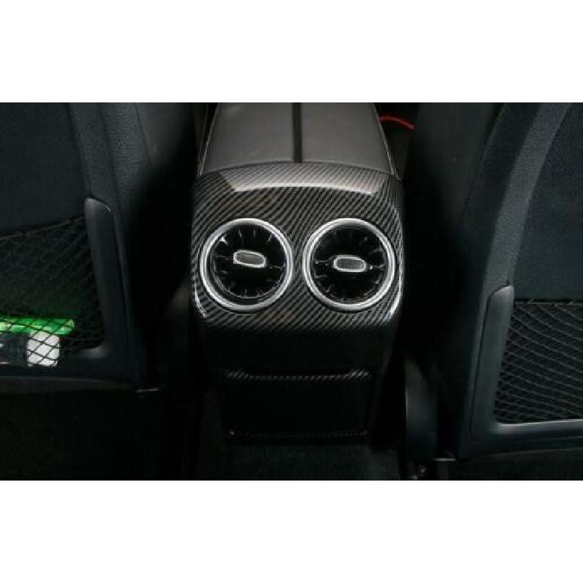 Panel For Benz A-Class CLA -23 Cover Trim Carbon Fiber Rear Air Outlet Vent