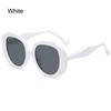 Vintage Hot Pink Glasses Round Frame Women's Sunglasses Sun Glasses Shades