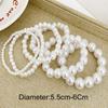 1pcs Elegant Vintage Style ABS Faux Pearl Beaded Bracelet Set