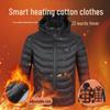 Herren Winter Smart USB Beheizte Baumwolljacke - Verstellbar, Konstante Wärme
